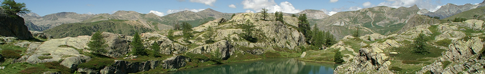Der Lac de Vens vom Chemin de l'Energie'